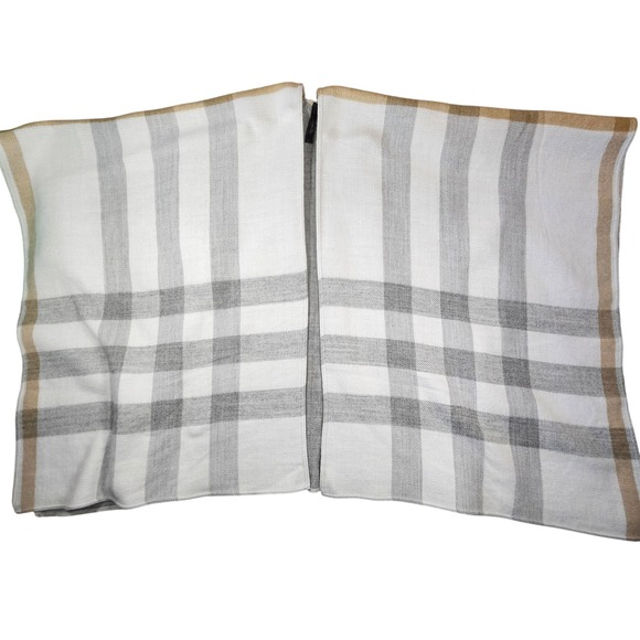 Lane Bryant Plaid Cape Shawl Wrap One Size Gray White Cozy Soft Poncho Style - Picture 3 of 9